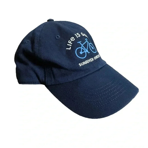 Life is Good Bicycle Adjustable Dad Hat (Sunriver Oregon) - Picture 6 of 8